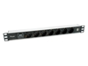 Изображение Equip 333315 power distribution unit (PDU) 7 AC outlet(s) 1U Black, Silver