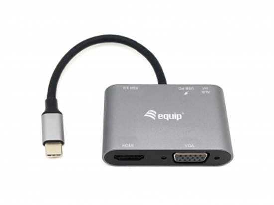 Изображение Equip USB-C 5 in 1 Multifunctional Adapter