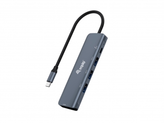 Picture of Equip USB-C 5 in 1 MULTIFUNCTIONAL Adapter, HDMI, USB 3.2 GEN1, 100W USB PD