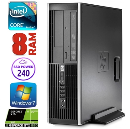 Attēls no HP 8100 Elite SFF i5-750 8GB 240SSD GTX1650 4GB DVD WIN7Pro