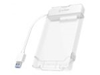 Picture of ICY BOX IB-AC703-U3 HDD/SSD enclosure White 2.5"