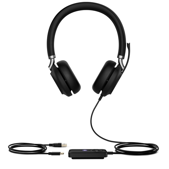 Picture of Yealink UH38 Dual UC Headset Wired & Wireless Head-band Office/Call center Bluetooth Black