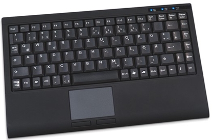 Picture of KeySonic ACK-540U+ (DE) keyboard USB QWERTZ Black
