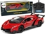 Изображение LeanToys Auto Sportowe R/C 1:24 Lamborghini Veneno Czerwone 2.4 G Światła