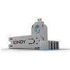 Picture of Lindy USB Port Locks 4x Blue+Key