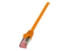 Picture of LogiLink CAT 6 Patchcord S/FTP PIMF Pomarańczowy 0.5M (CQ2028S)