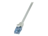 Изображение LogiLink RJ-45/RJ-45, kat.6A, U/UTP, szary, 0.25m (CP3012U)