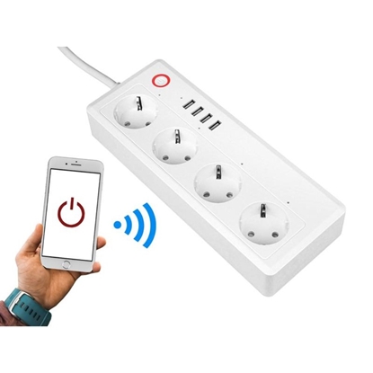 Attēls no LTC Remote controlled WIFI power cord