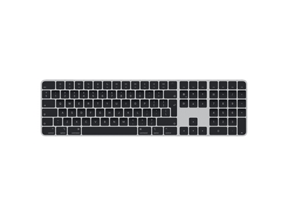 Изображение Magic Keyboard with Touch ID and Numeric Keypad for Mac models with Apple silicon - Black Keys - Russian