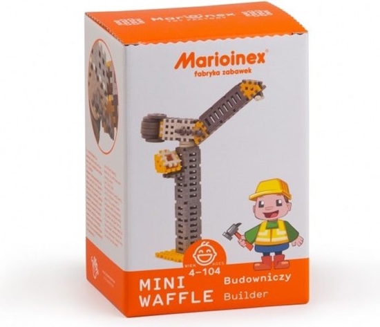 Изображение Marioinex Klocki Wafle mini Budowniczy średni