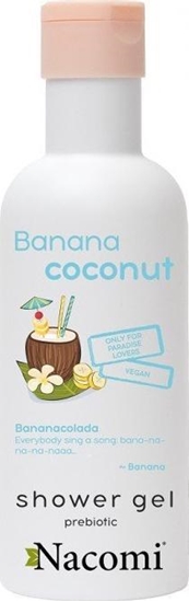 Изображение Nacomi Żel pod prysznic Banan i Kokos 300ml