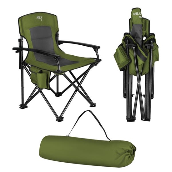 Изображение NC3075 GREEN kempinga krēsls NILS CAMP