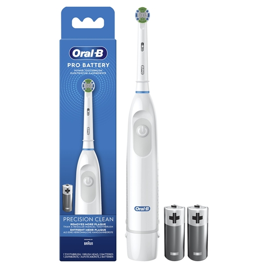 Picture of Oral-B Adult white Battery Toothbrush