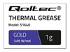 Изображение Pasta termoprzewodząca Qoltec Gold 1g (51640)