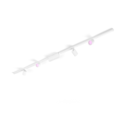 Attēls no Philips Hue White and colour ambience Perifo straight ceiling base kit (4 spots)