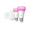 Picture of Philips Hue White and colour ambience Starter kit: 2 E27 smart bulbs (1100) + dimmer switch