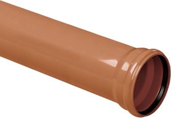 Изображение PVC caurule 200x4,9 SN4; 1m Wavin