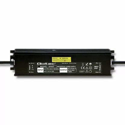 Attēls no Qoltec impulsowy LED | IP67 | 100W | 12V | 8.3A | Wodoodporny (50947)