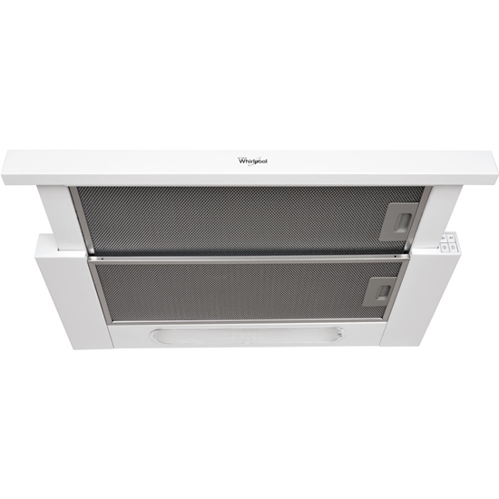 Picture of Whirlpool AKR 749/1 WH cooker hood Semi built-in (pull out) White 304 m³/h D