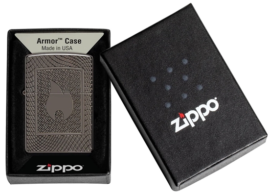 Picture of Zippo Lighter 48569 Armor™ Flame Pattern Design