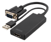 Picture of Adapter AV Deltaco Adapteris DELTACO Adapteris VGA-HDMI6