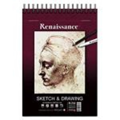 Attēls no Albums Sketch&Drawing R702 A5 60lap 90gr Renaissance