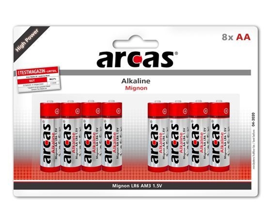 Picture of Arcas | AA/LR6 | Alkaline | 8 pc(s)