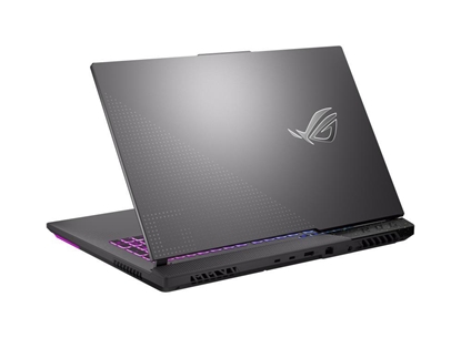 Изображение ASUS ROG Strix G17 G713PI-LL032W Laptop 43.9 cm (17.3") Wide Quad HD AMD Ryzen™ 9 7945HX 32 GB DDR5-SDRAM 1 TB SSD NVIDIA GeForce RTX 4070 Wi-Fi 6E (802.11ax) Windows 11 Home Black, Grey