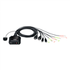 Picture of ATEN 2-Port USB 4K HDMI Cable KVM Switch with Remote Port Selector