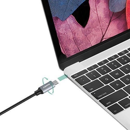 Изображение AUKEY CB-CD5 USB cable 1 m USB 2.0 USB C Black, Grey