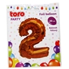 Picture of Balons Cipars 2 zelta kr.,30cm