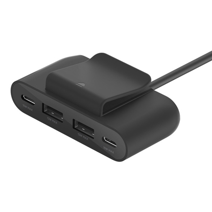 Attēls no Belkin BOOST Charge 4-Port Split 2xUSB-C/2xUSB-A w BUZ001bt2MWHB7