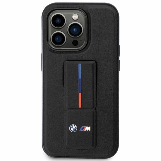 Picture of BMW BMHCP14S22GSLK Grip Stand Case for Apple iPhone 14