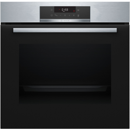 Изображение Bosch | Oven | HBA171BS1S | 71 L | Multifunctional | Pyrolysis | Touch control | Height 60 cm | Width 60 cm | Stainless Steel