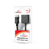 Picture of Cablexpert DisplayPort to HDMI adapter cable, Black | Cablexpert