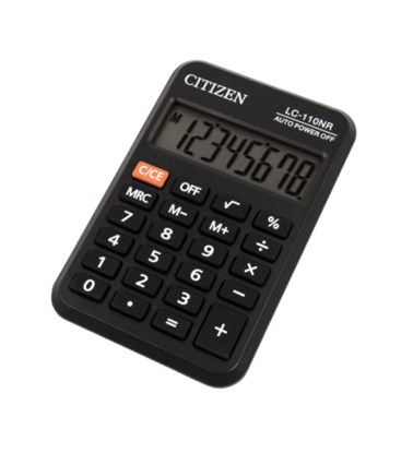 Attēls no CITIZEN Pocket Calculator LC-110NR