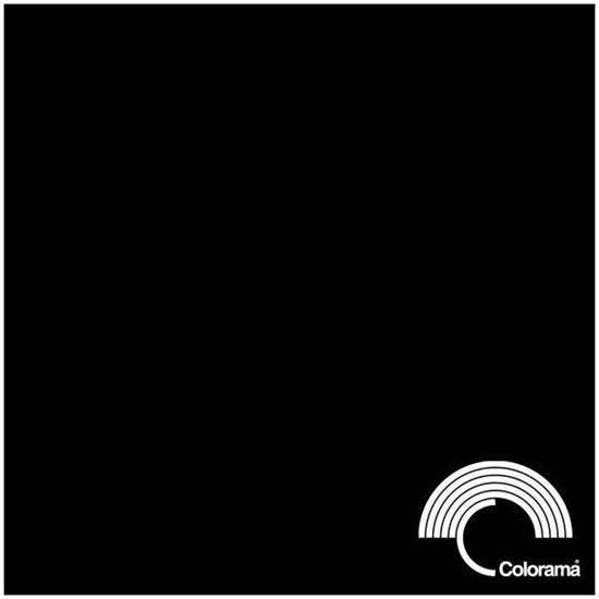 Picture of Colorama background 2.72x11m, black (0168)