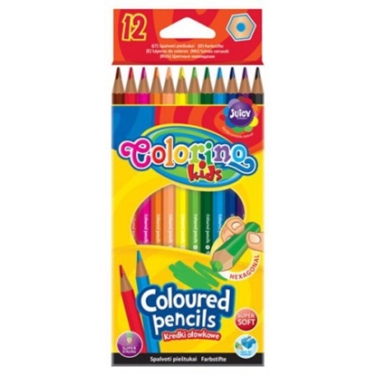 Изображение Colorino Kids Hexagonal coloured pencils 12 colours