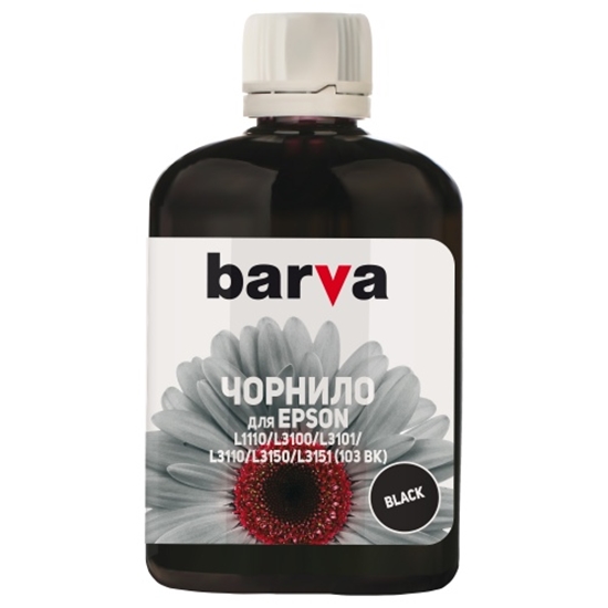 Изображение Compatible Barva Epson 103 BK (C13T00S14A), Black for inkjet printers 100 ml