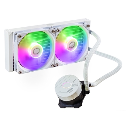 Picture of Cooler Master MasterLiquid 240L Core ARGB White Processor Liquid cooling kit 12 cm