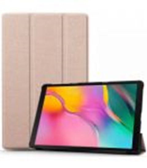 Изображение Dėklas JUST MUST Textil Galaxy Tab A 10.1" (2019) H-Flip knygutė, pilka