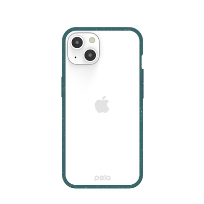 Attēls no Dėkliukas Pela Clear - Eco-Friendly iPhone 13 case - Green