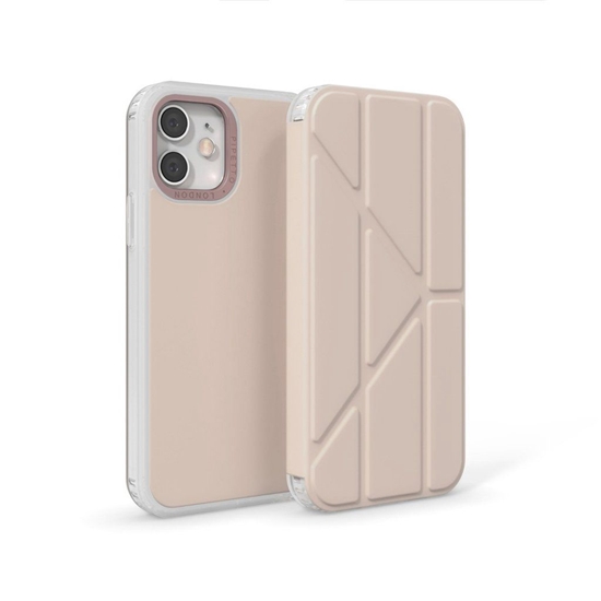 Picture of Pipetto Origami Folio for iPhone 12/12 Pro - Dusty Pink