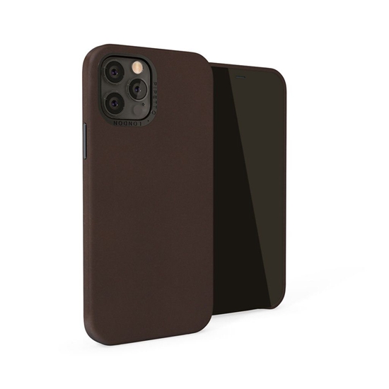 Picture of Pipetto Magnetic Leather Case for iPhone 12/12 Pro - with magnetic holder - Brown