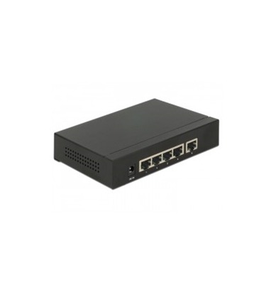 Attēls no Delock 10/100 Ethernet Switch 4+1 Port PoE+