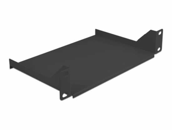 Picture of Delock 10″ Shelf for network cabinet 1U black