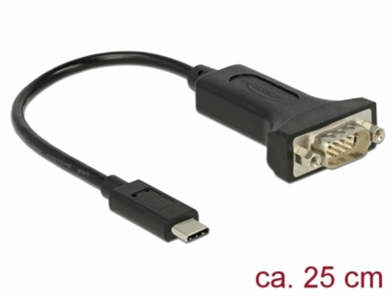 Picture of Delock Adapter USB Type-C™ > 1 x Serial DB9 RS-232