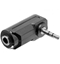 Attēls no Delock Adapteris Audio Stereo jack 2.5mm M   3.5mm 3pin F, 90