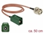 Picture of Delock Antenna Cable FAKRA E jack > BNC plug RG-316 50 cm