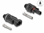 Picture of Delock DL4 Solar Connectors for crimping, male and female, black 2 pcs
